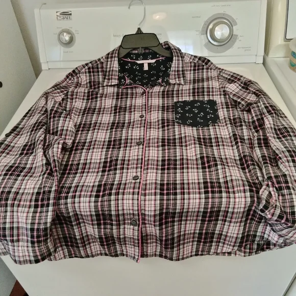 Victoria's Secret Pajama Set Plaids & Bows Sz. XL - Picture 12 of 16